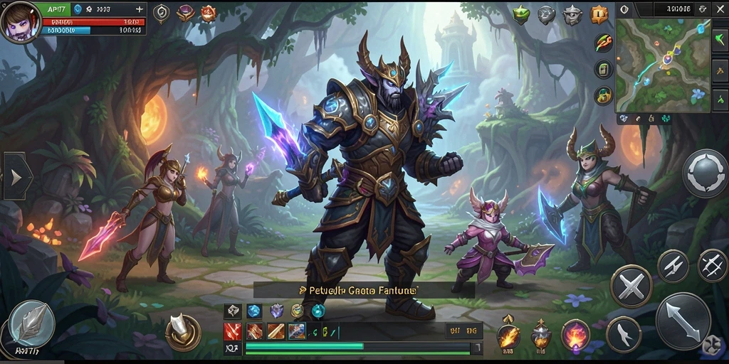 Tampilan aksi seru dalam permainan ARPG API77.