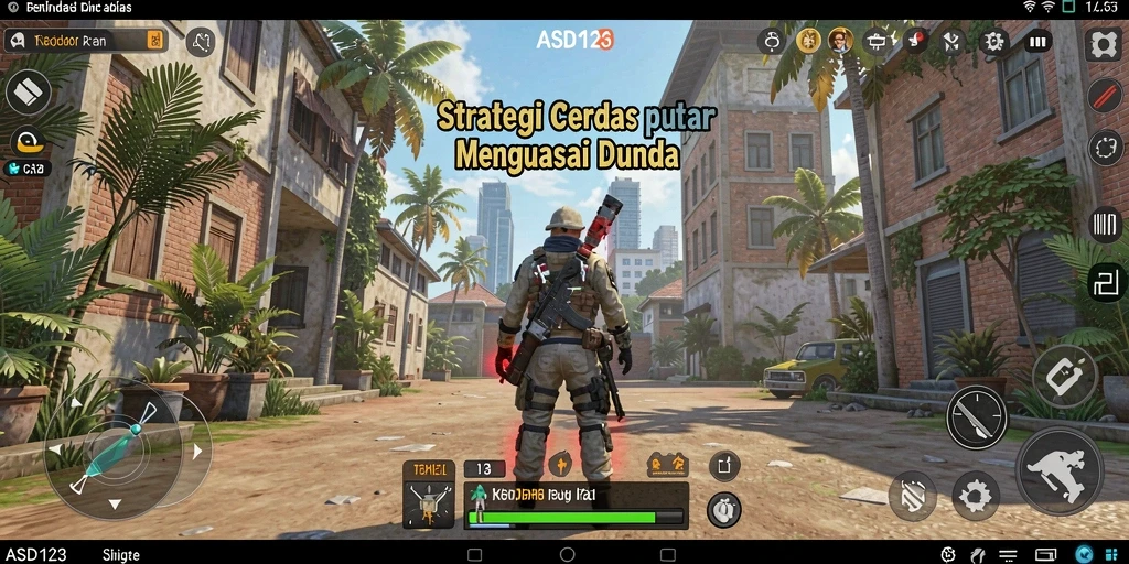 Gameplay menarik dari ASD123 dengan taktik dan strategi mendebarkan.