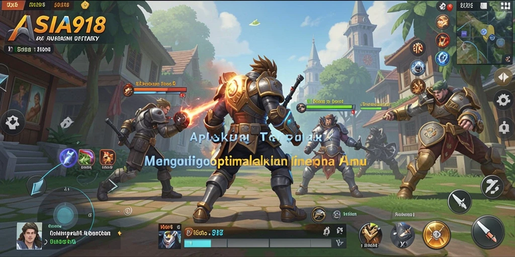 Tampilan antarmuka utama ASIA918 yang intuitif dan efisien.
