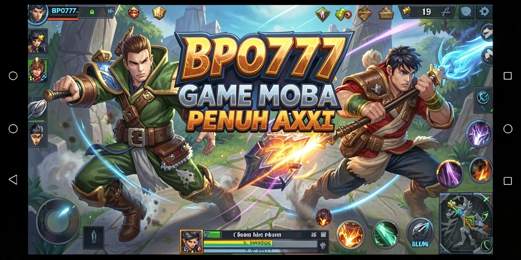 Tampilan pertandingan seru dan strategi dalam gameplay BPO777.