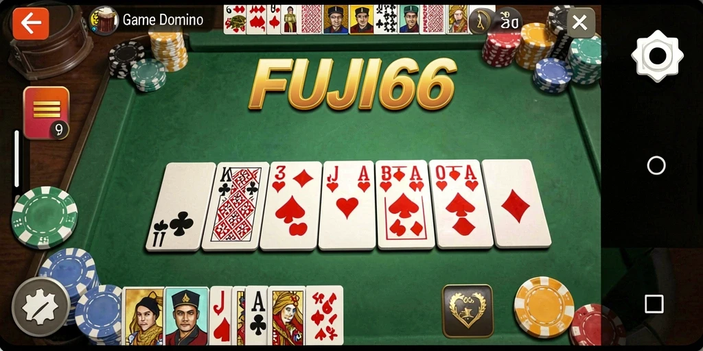 Tampilan gameplay seru dan mengasyikkan dalam FUJI66.