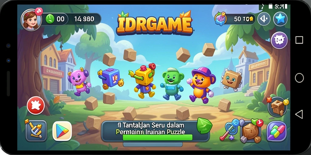Screenshot IDRGAME menampilkan gameplay menarik dan tantangan puzzle yang memacu adrenalin.