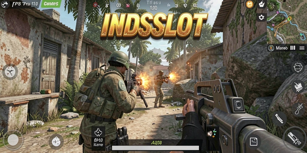 Gameplay menegangkan dalam INDSLOT dengan aksi TPS yang intens.