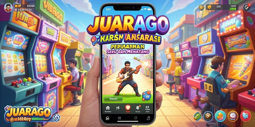 Tampilan gameplay JUARAGO yang menantang di dalam permainan Arcade.