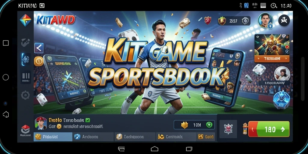 Tampilan menarik dari aplikasi SPORTSBOOK KITAWD dengan taruhan langsung.