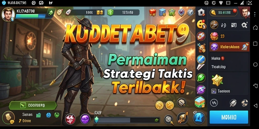 Tampilkan momen mendebarkan dari gameplay strategi di KUDETABET98.