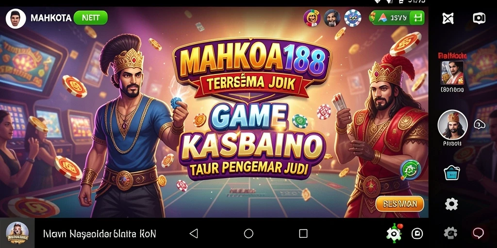 Tampilan gameplay Kasino yang menarik di MAHKOTA188.
