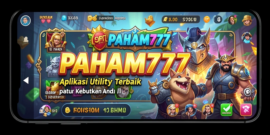 Tampilan antarmuka aplikasi PAHAM777 yang intuitif dan mudah digunakan.