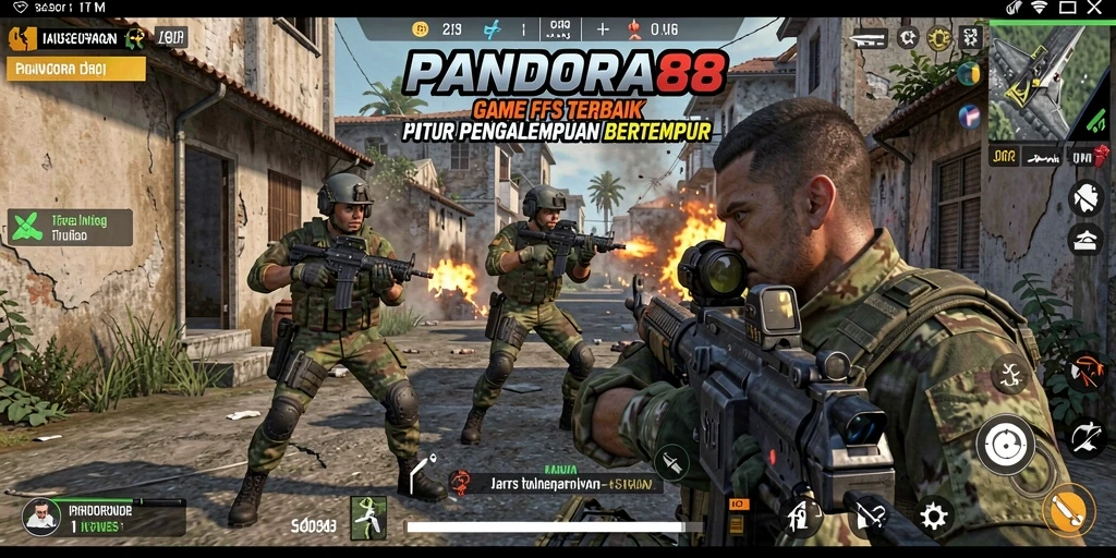 Tampilan gameplay seru dari PANDORA88 dengan aksi FPS yang mengesankan.