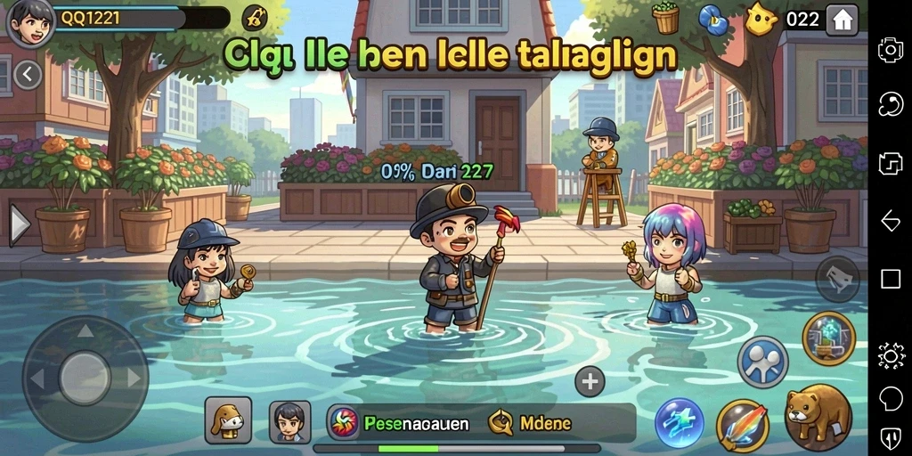 Tampilan gameplay QQ1221 yang menakjubkan dan menarik.