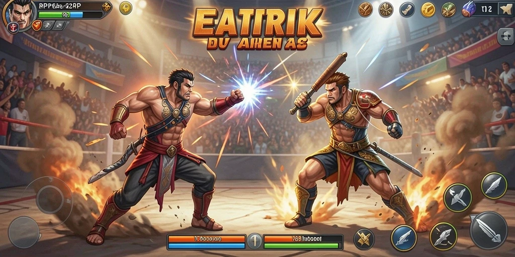 Screenshot RP62RP menampilkan aksi pertarungan yang mendebarkan.