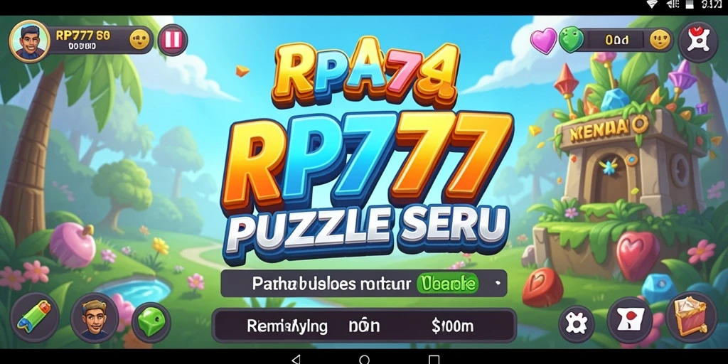 Tampilan permainan RP777 dengan berbagai teka-teki menarik.
