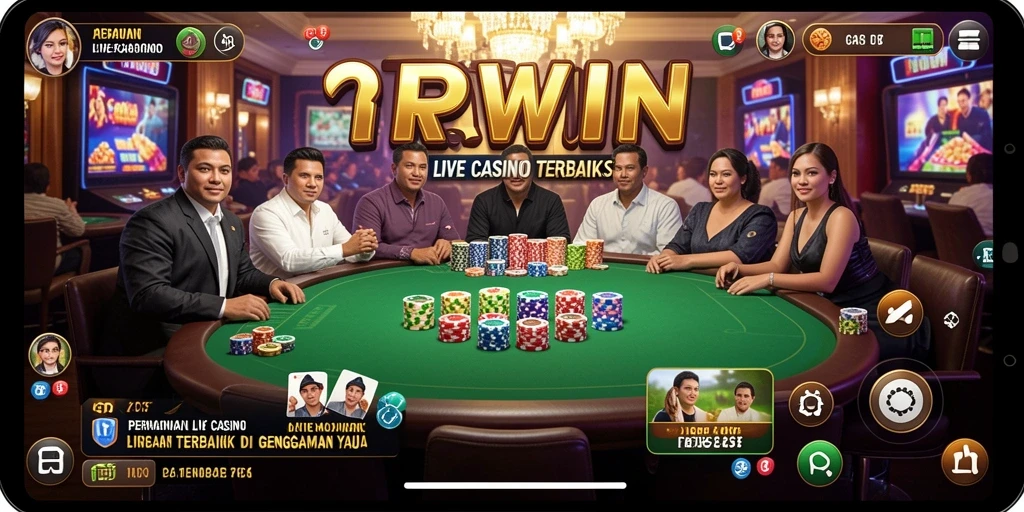 Gameplay Live Casino yang seru dan interaktif di RPWIN.
