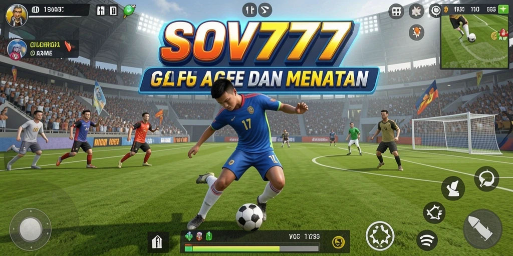 Screenshot gameplay SOV777 yang menunjukkan momen seru pertandingan.