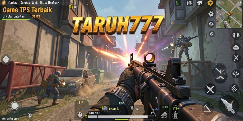 Tampilan aksi mendebarkan dalam gameplay TARUH777.